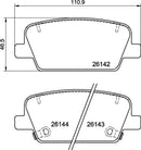 Mintex Brake Pad Set fits -Hyundai MDB4195 (also fits other vehicles)