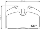Mintex Brake Pad Set fits -Audi Ferrari Maserati Porsche MDB1456 (also fits other vehicles)