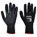 Portwest Dexti Grip Gloves - Black - Large - Pack of 12 - A320BKRL