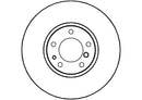 Disctech Brake Disc (Single) - Fits Bmw - ABD3533 - Front Axle