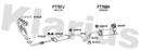 Klarius FT767J - Box With Centre Pipe  - Fits Fiat Stilo 1.6i