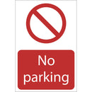 Draper NO Parking Sign Large - 72935
