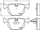 Mintex Brake Pad Set fits -BMW Land Rover MDB2534 (also fits other vehicles)
