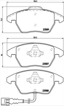 Brembo Brake Pad Set - P85075