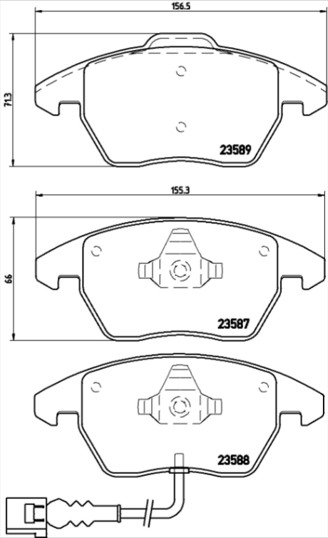 Brembo Brake Pad Set - P85075