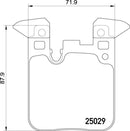 Mintex Brake Pad Set fits -BMW MDB3745 (also fits other vehicles)