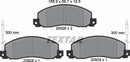 Textar Brake Pad Set - 2092602