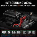 Noco 2000a Jump Starter + Air Compressor