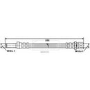 Borg & Beck Clutch Hose  - BBH6391 fits Land Rover Series 90,110 84-94