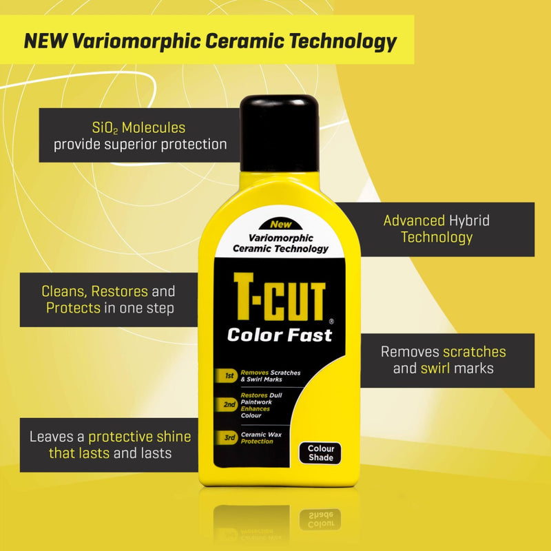 T-Cut Color Fast Ceramic Yellow 500ml - TETCFC010
