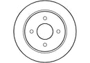 Disctech Brake Disc (Single) - Fits Ford, Mercedes-benz - ABD2012 - Rear Axle