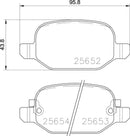 Mintex Brake Pad Set fits -Fiat MDB3331 (also fits other vehicles)