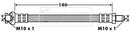 Borg & Beck Brake Hose  - BBH7428 fits Alfa Mito,Fiat Punto,GM Corsa
