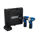 Draper 12V Combi Drill+Driver Twin Pk - 70257