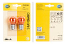 HELLA 8GA 006 841-133 Halogen-Bulb - PY21W - Long Life - 12V - 21W - Quantity: 2