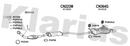 Klarius CN223M - Box With Centre Pipe  - Fits Citroen Xsara 2.0i