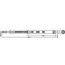 Borg & Beck Brake Hose  - BBH8502 fits Ford Fiesta VI (Discs) 09/12-