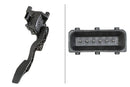 HELLA 6PV 010 946-131 Sensor, accelerator pedal position - for right-hand drive vehicles - 6-pin conne