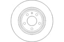 Disctech Brake Disc (Single) - Fits Audi - ABD2622 - Rear Axle