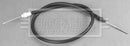 Borg & Beck Brake Cable- LH Rear - BKB2405 fits Fiat Ulysse (Discs) 00-07/01