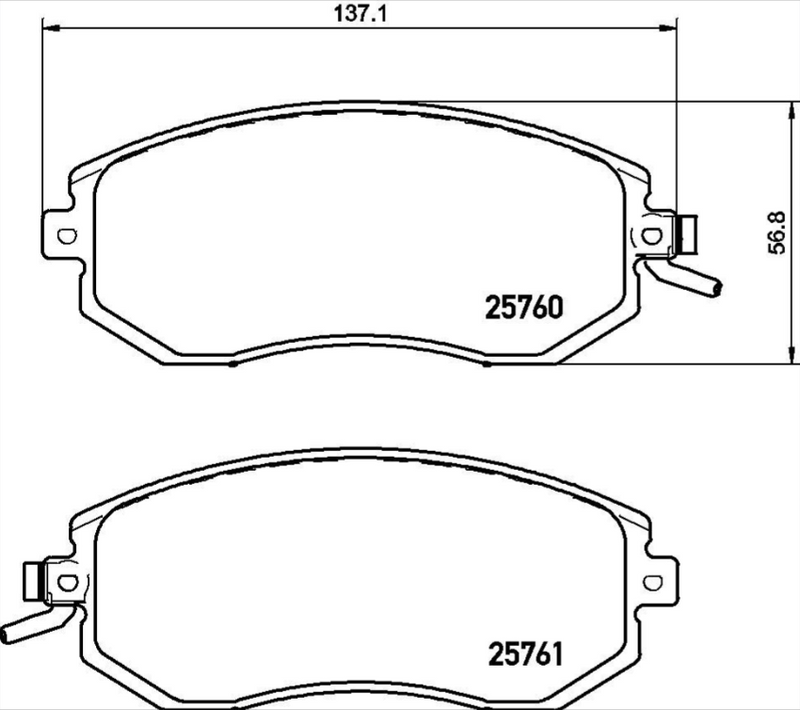 Brembo Brake Pad Set - P78021