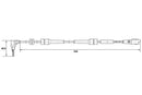Bosch Wheel Speed Sensor Part No - 0265007084