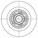 Borg & Beck Brake Disc Single  - BBD6167S fits Megane III 2.0 Tce, RS 05/09-
