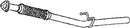 Klarius VW846Q - Front Pipe  - Fits Volkswagen LT 2.5TDi  28, 35