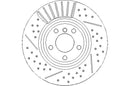 Disctech Brake Disc (Single) - Fits Bmw, Ford - ABD3340 - Rear Axle