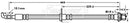 Borg & Beck Brake Hose  - BBH7620 fits Lexus RX 03-06