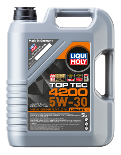 Liqui Moly - Top Tec 4200 5W30 5ltr