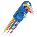 Draper Expert L Colour HEX Key Set 9PC - 04905