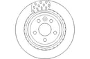 Disctech Brake Disc (Single) - Fits Volvo - ABD3100 - Rear Axle
