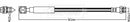 Borg & Beck Brake Hose  - BBH8598 fits SEAT Leon 09/12-