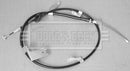 Borg & Beck Brake Cable- LH Rear - BKB3122 fits Vauxhall Agila 09-