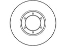 Disctech Brake Disc (Single) - Fits Citroën, Nissan - ABD2916 - Front Axle