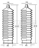 First Line Steering Gaiter Kit  - FSG3139 fits Mazda - Power Steering