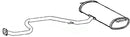 Klarius TY801J - Box With Tail Pipe  - Fits Lexus CT 200h 1.8