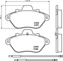 Mintex Brake Pad Set fits -Citroën MDB1426 (also fits other vehicles)