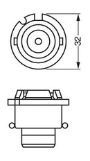 Bosch Eco D2S 35W P32D-2 Hid Part No - 1987302851