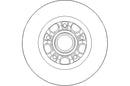 Disctech Brake Disc (Single) - Fits Fiat, Nissan - ABD3192 - Rear Axle