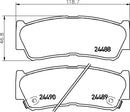 Padtech Brake Pad Set - PAD2855