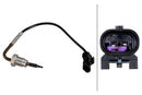 HELLA 6PT 010 376-761 Sensor, exhaust gas temperature - 2-pin connector