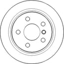 Disctech Brake Disc (Single) - Fits Mini, Tvr - ABD3259 - Rear Axle
