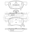 Key Parts Brake Pads - KBP2567