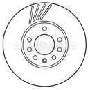 Borg & Beck Brake Disc (Single)  - BBD5944S