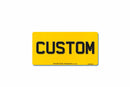 4D Rear Aluminium Number Plate 303 X 152|Import