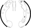 Mintex Brake Shoes fits -Nissan Renault MFR535 (also fits other vehicles)