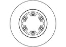 Disctech Brake Disc (Single) - Fits Ford - ABD2706 - Front Axle