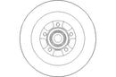 Disctech Brake Disc (Single) - Fits Jeep, Renault - ABD2151 - Rear Axle